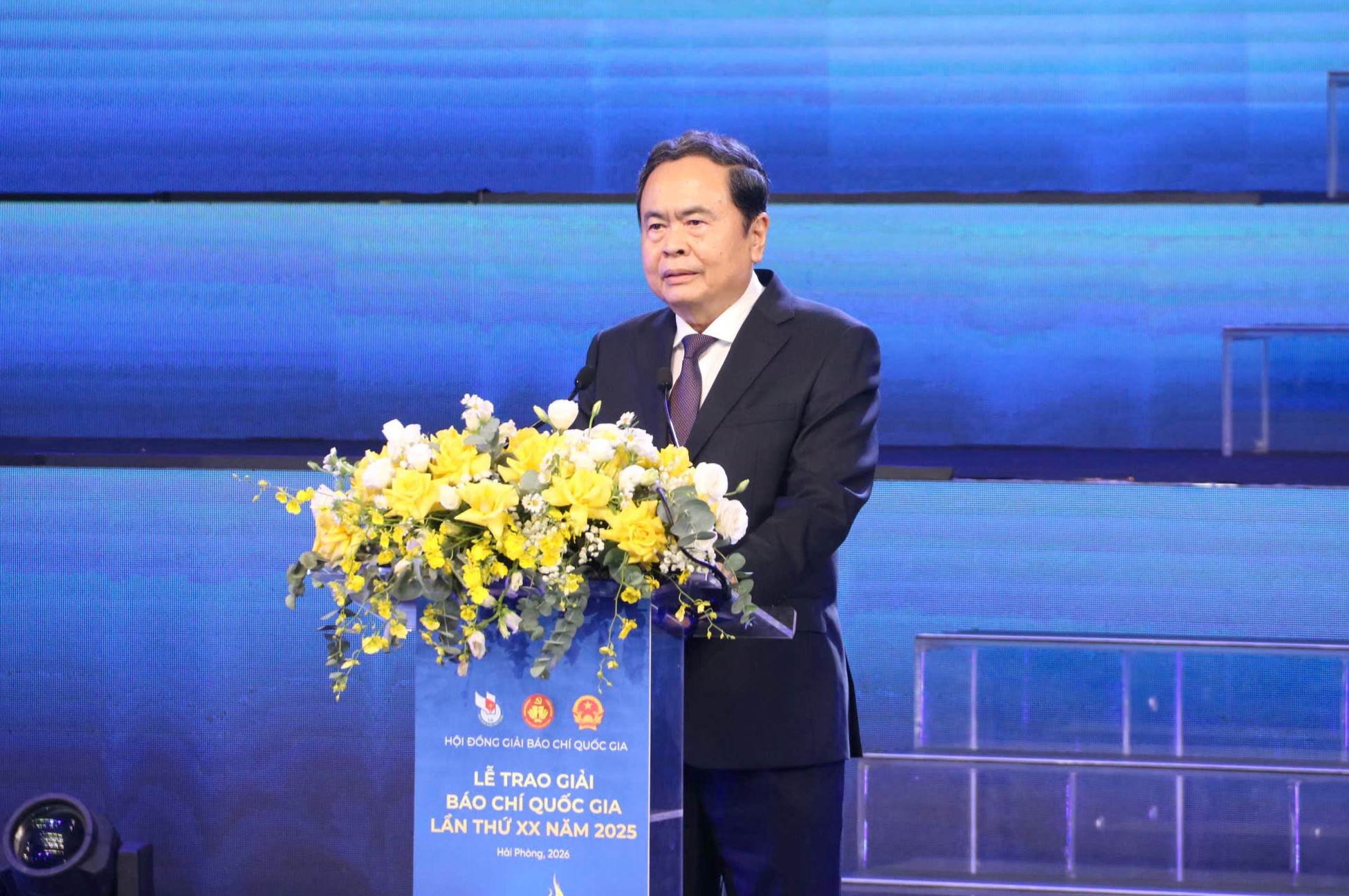 Phát biểu của Chủ tịch Quốc hội Trần Thanh Mẫn tại Lễ Trao giải Giải Báo chí Quốc gia lần thứ XX - năm 2025