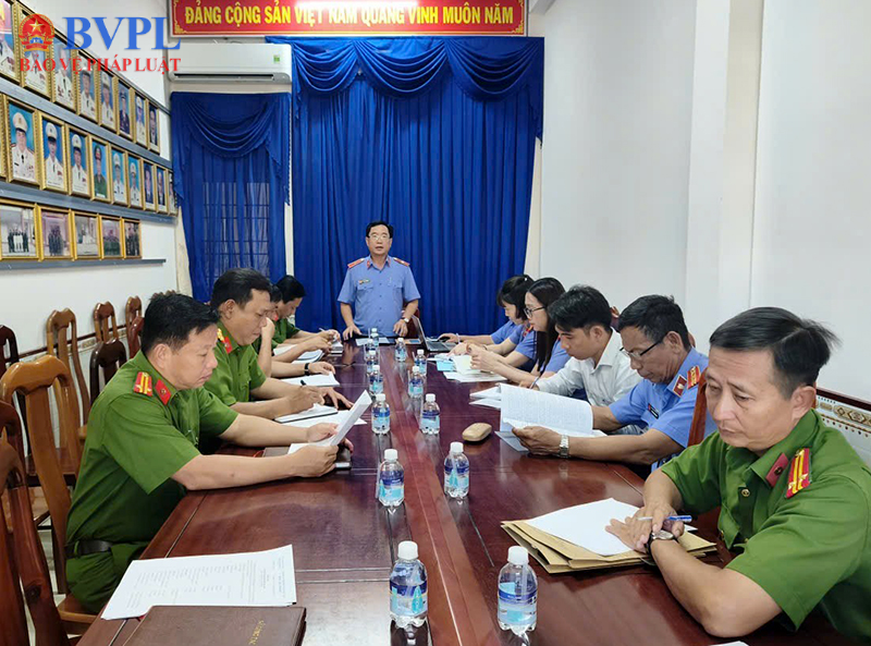 VKSND tỉnh Cà Mau trực tiếp kiểm sát công tác tạm giữ, tạm giam tại hai cơ sở giam giữ