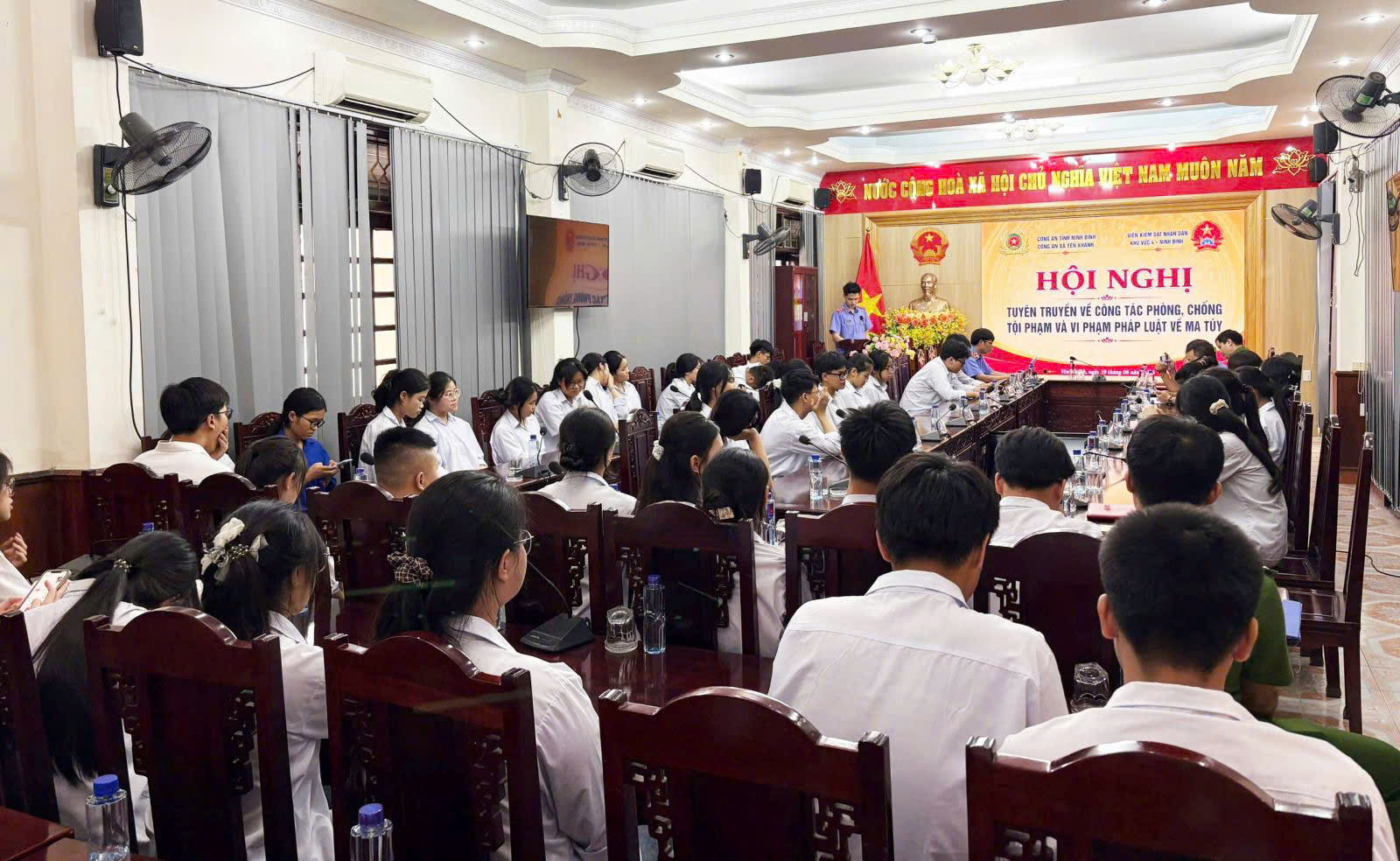 VKSND khu vực 4, tỉnh Ninh Bình phối hợp tuyên truyền pháp luật phòng, chống ma túy