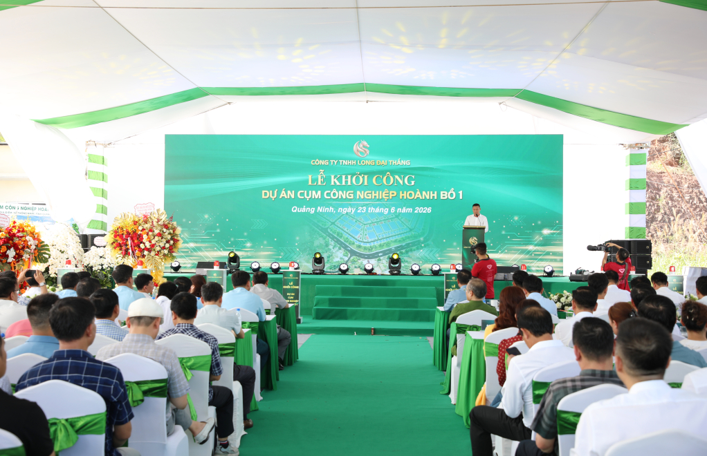 Quảng Ninh khởi công Cụm công nghiệp Hoành Bồ 1 hơn 1 400 tỉ đồng