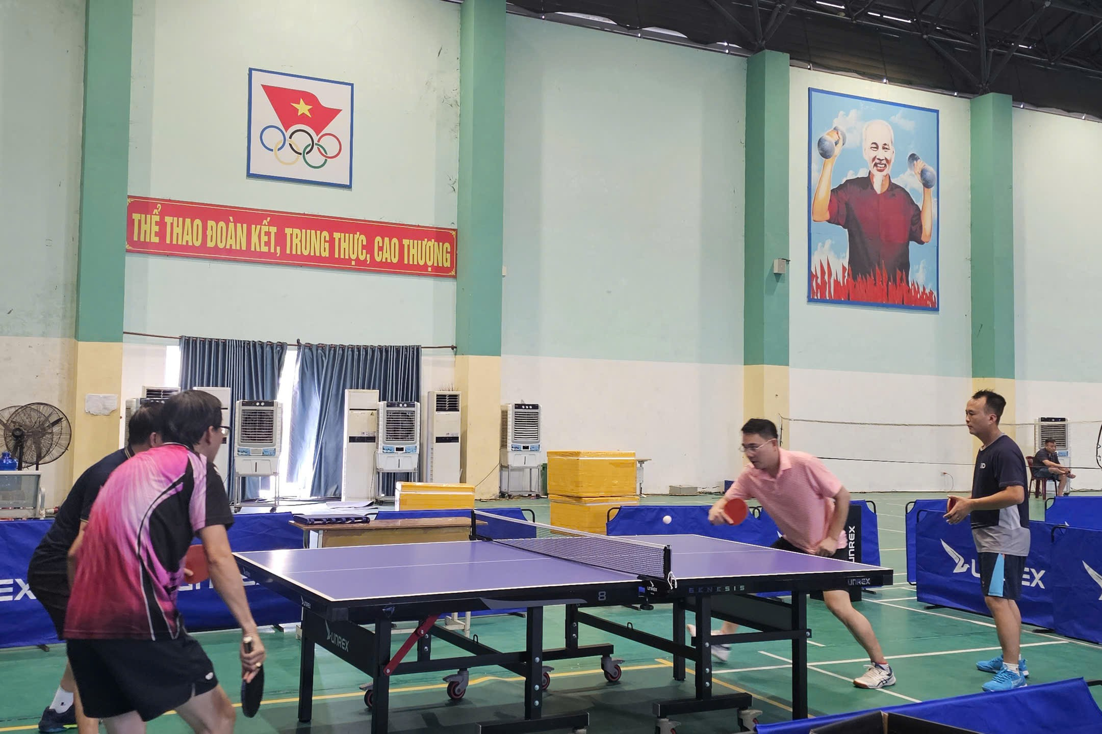 Hơn 100 vận động viên sẽ tranh tài môn bóng bàn tại Hội thao