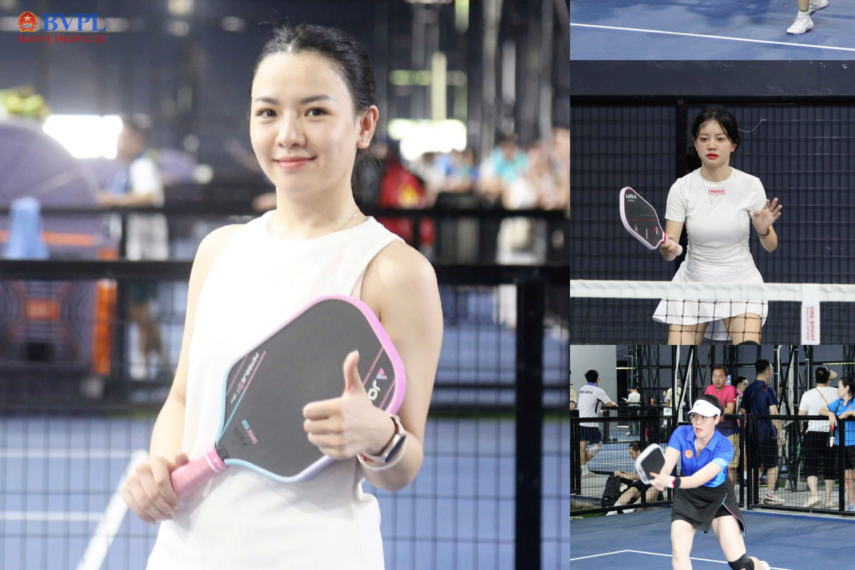 Những “bóng hồng” trên sân Pickleball