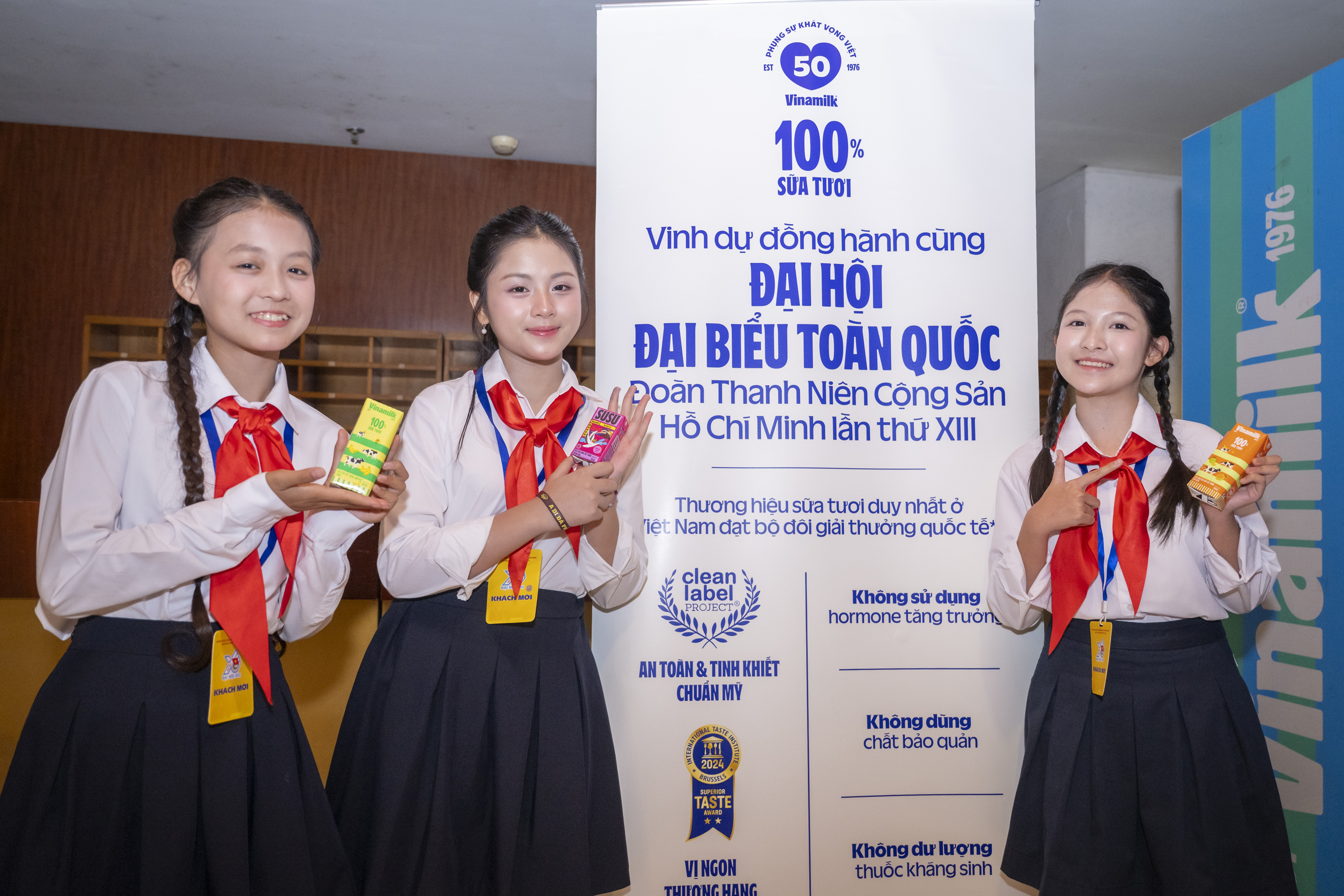 Vinamilk đồng hành cùng Đại hội Đoàn toàn quốc lần thứ XIII