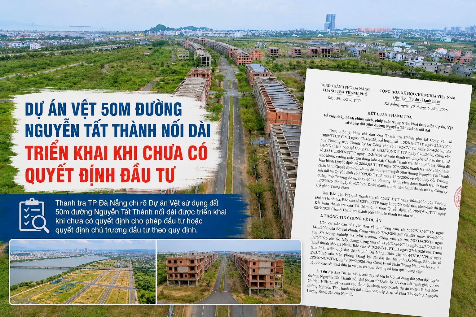 Không có quyết định đầu tư, một dự án tại Đà Nẵng vẫn được triển khai