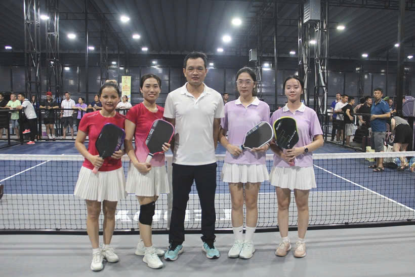 Môn Pickleball thành công xác định các nhà vô địch