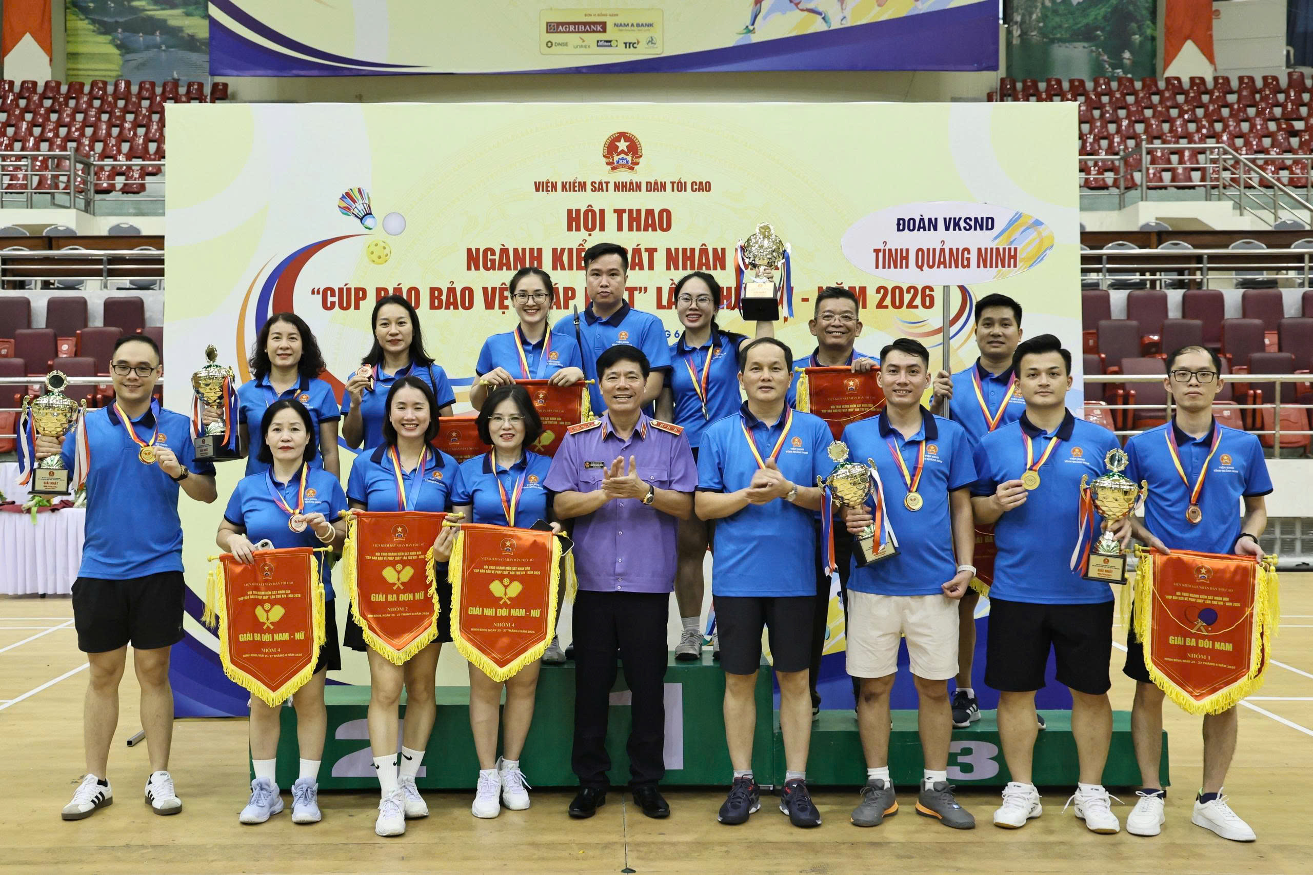 Ấn tượng màu cờ sắc áo các Đoàn vận động viên tham gia Hội thao ngành Kiểm sát nhân dân năm 2026