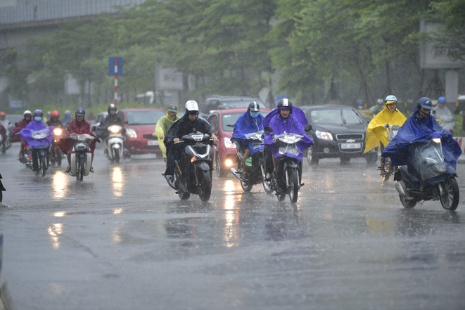 Mưa lớn kéo dài ở Bắc Bộ, nhiều nơi nguy cơ ngập úng