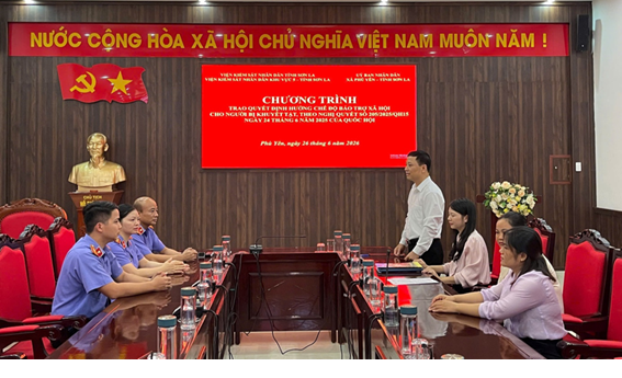 VKSND khu vực 5, tỉnh Sơn La kịp thời hỗ trợ người khuyết tật tiếp cận chính sách an sinh