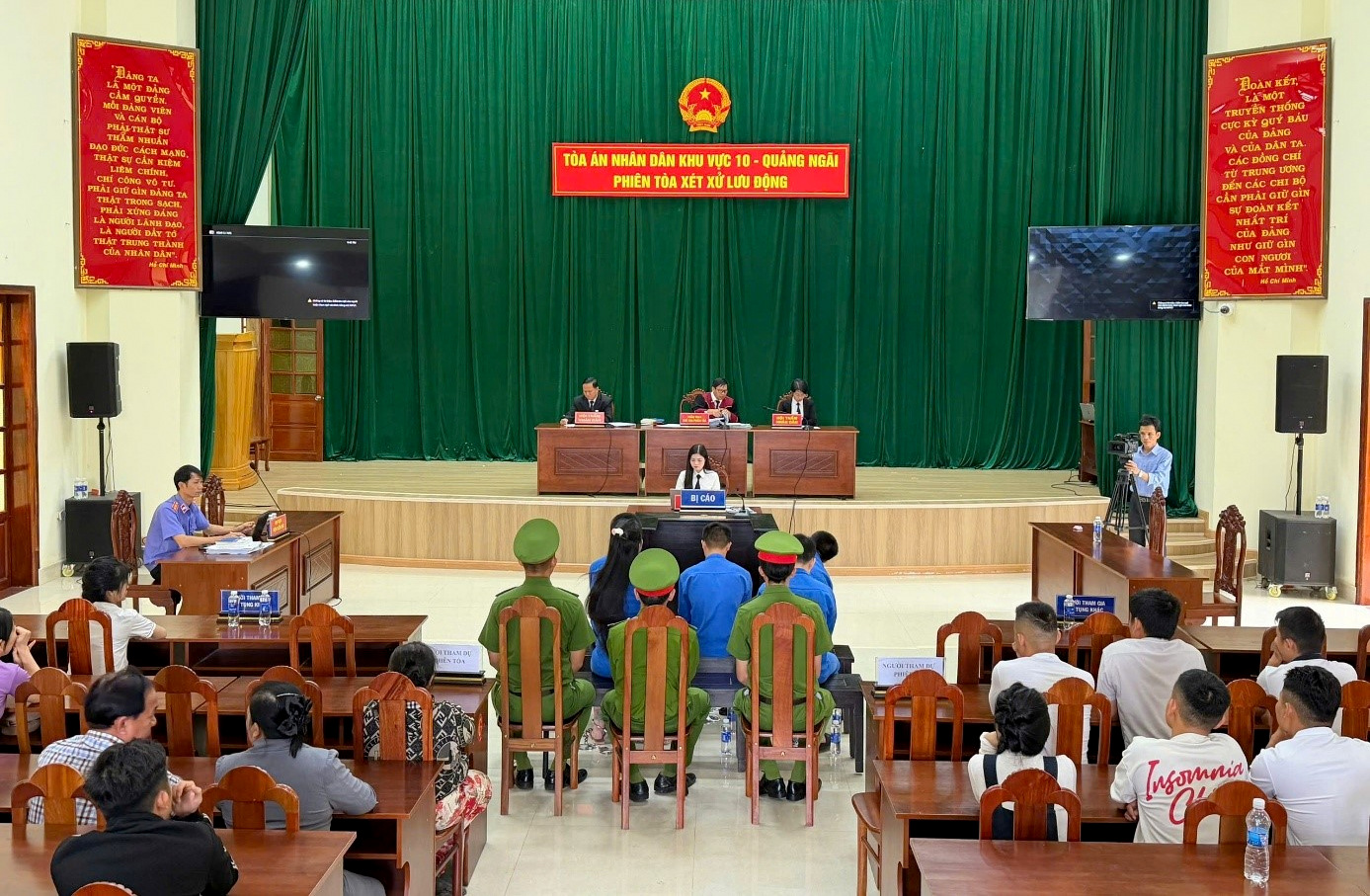 VKSND khu vực 10, Quảng Ngãi phối hợp xét xử lưu động vụ án ma túy tại xã Măng Đen