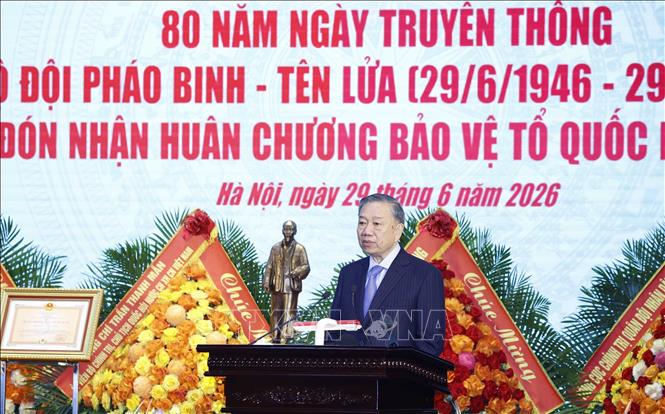 Tổng Bí thư, Chủ tịch nước Tô Lâm Xây dựng lực lượng Pháo binh - Tên lửa hiện đại, đủ sức hoàn thành nhiệm vụ trong điều kiện mới