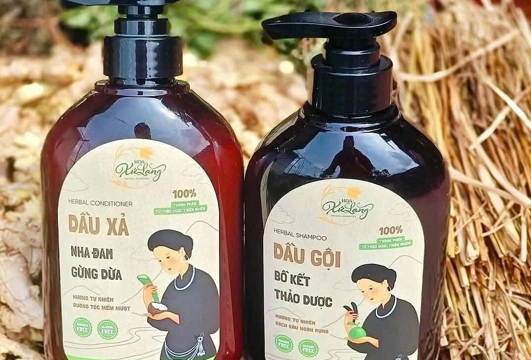 Thu hồi cặp dầu gội, xả nhãn hàng Hoa Xứ Lạng