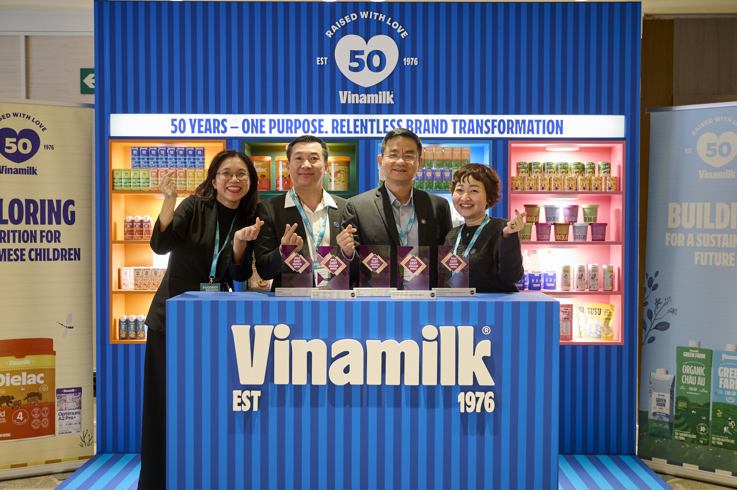 Vinamilk giành chiến thắng áp đảo với 5 hạng mục giải thưởng Đổi mới Ngành sữa Thế giới
