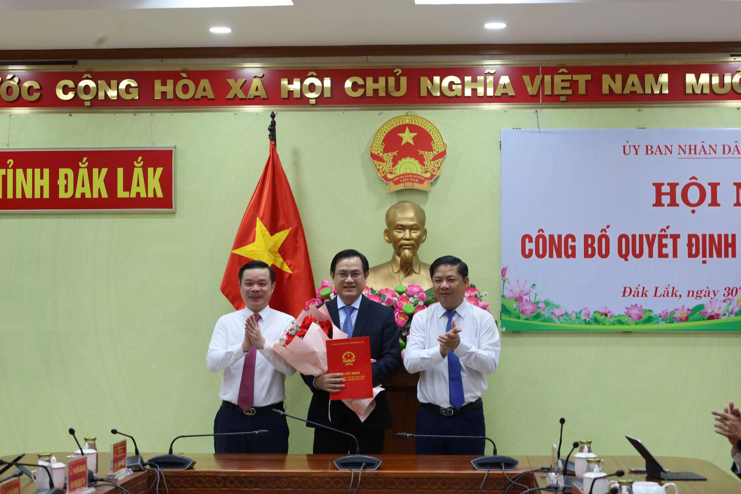 Bổ nhiệm tân Giám đốc Sở Xây dựng Đắk Lắk