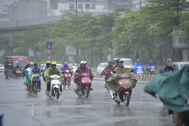 Bắc Bộ mưa lớn, Biển Đông có khả năng xuất hiện áp thấp nhiệt đới