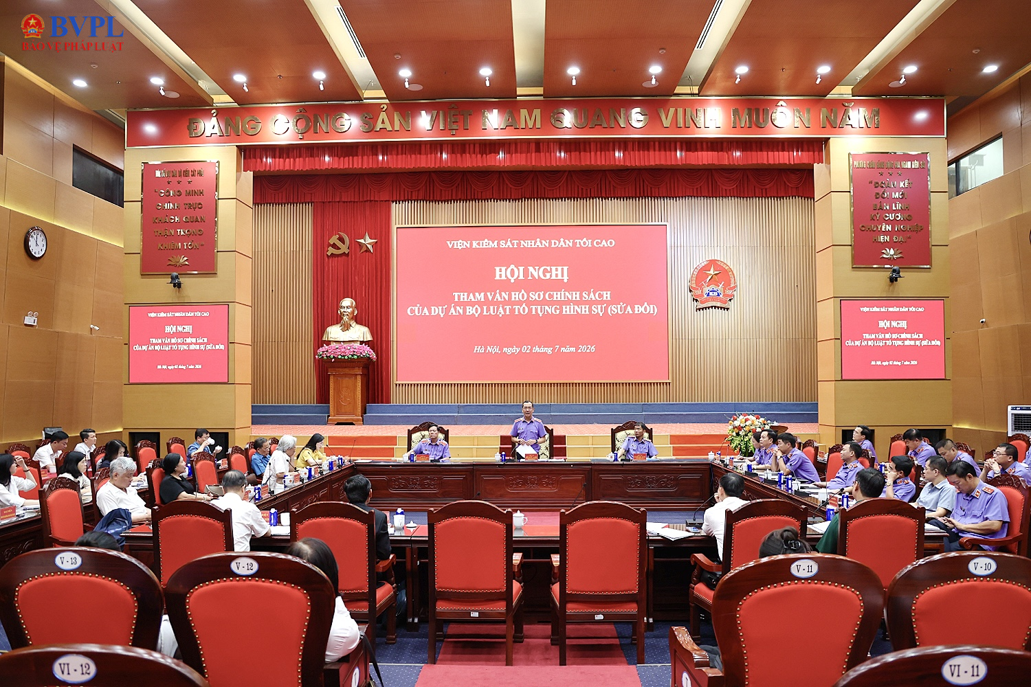 Hội nghị tham vấn Hồ sơ chính sách của Dự án Bộ luật Tố tụng hình sự sửa đổi