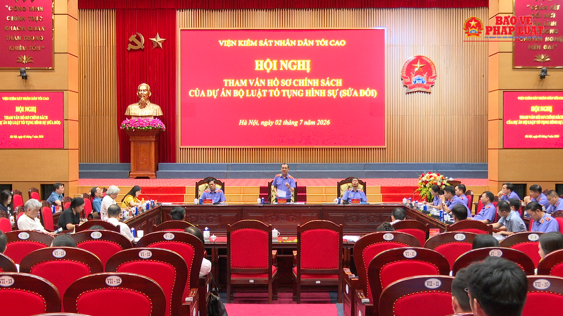 Hội nghị tham vấn Hồ sơ chính sách của Dự án Bộ luật Tố tụng hình sự sửa đổi
