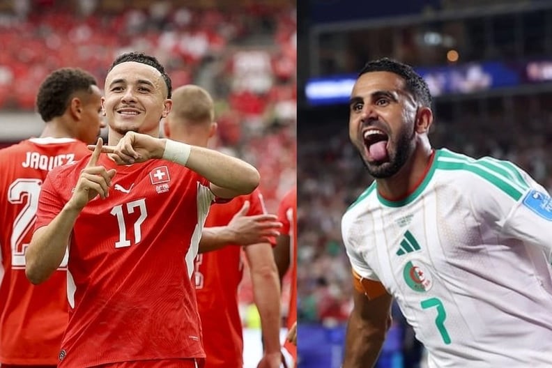 Trận đấu Thụy Sĩ và Algeria Cầu thủ gốc Việt vào đá chính