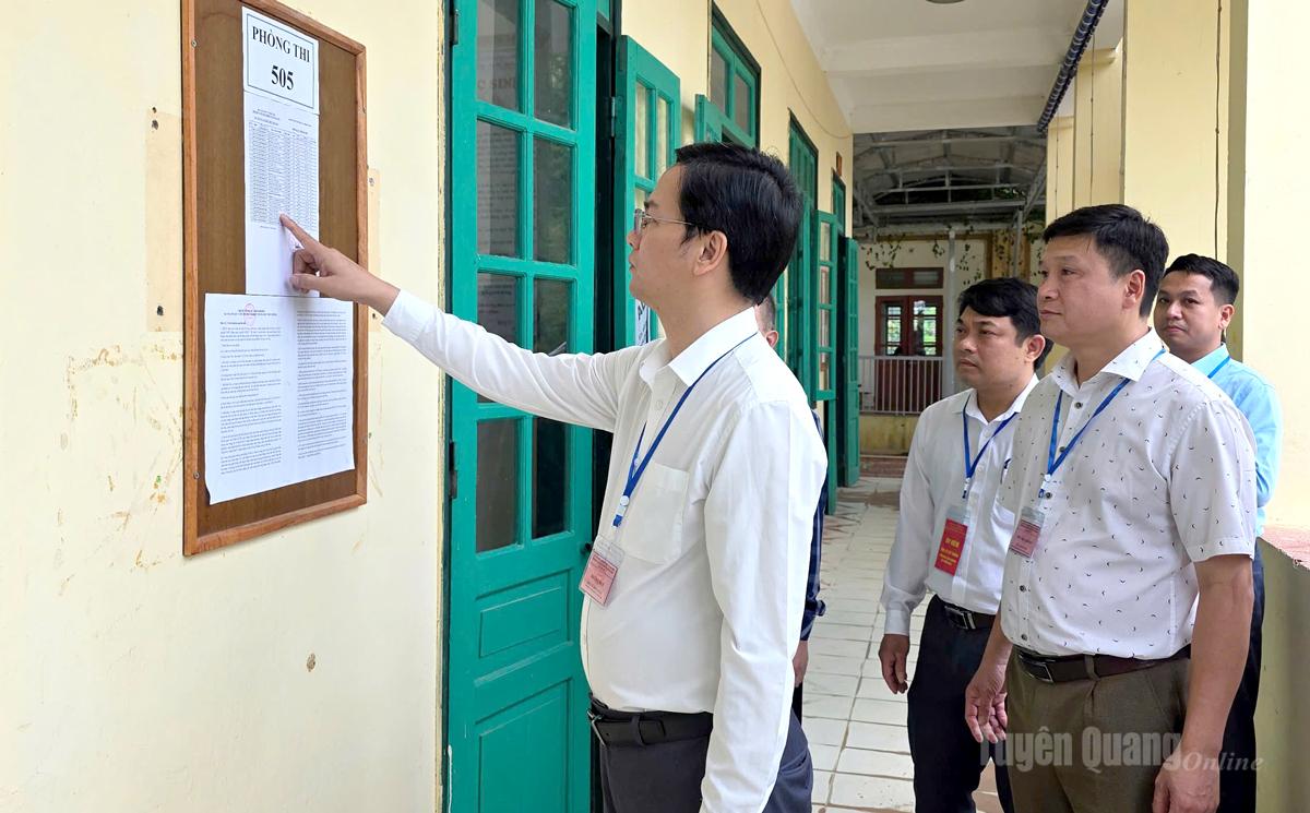 Bộ Giáo dục và Đào tạo vào cuộc rà soát, kiểm tra thi môn Toán của tỉnh Tuyên Quang