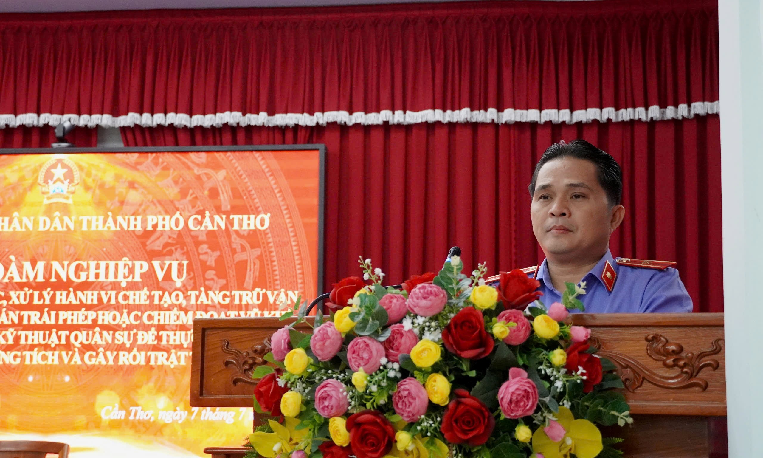 VKSND thành phố Cần Thơ thống nhất nhận thức xử lý án liên quan vũ khí quân dụng