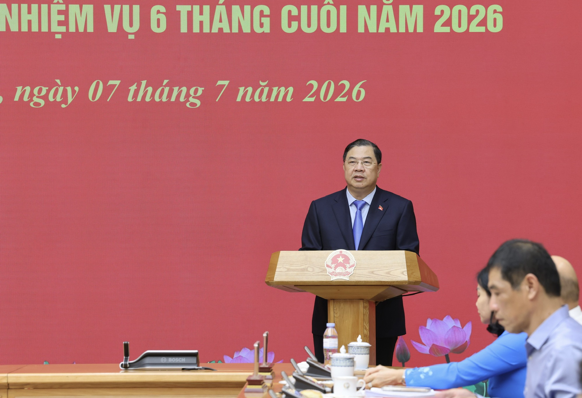 Phó Thủ tướng Thường trực Phạm Gia Túc dự công bố quyết định thành lập cơ quan Đảng ủy Chính phủ