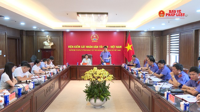 Công bố quyết định giám sát chuyên đề đối với Ban Thường vụ Đảng ủy VKSND tối cao