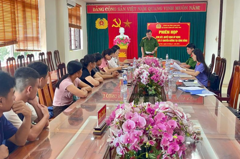 Xem xét, quyết định áp dụng biện pháp xử lý chuyển hướng đối với các bị can đủ điều kiện