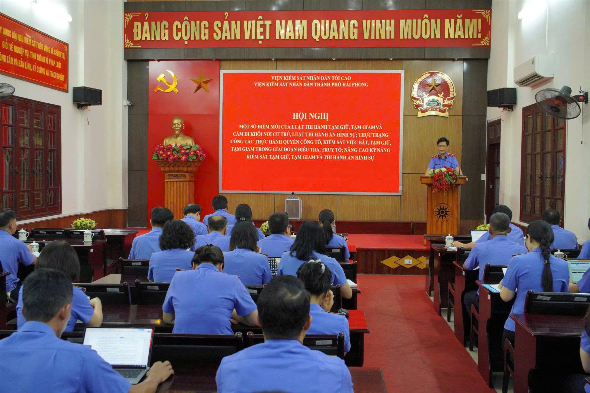 VKSND TP Hải Phòng Nâng cao chất lượng kiểm sát tạm giữ, tạm giam và thi hành án hình sự