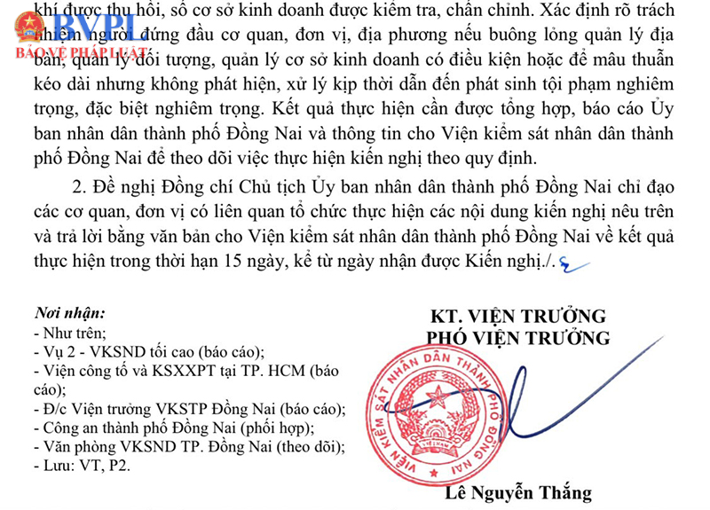 VKSND TP Đồng Nai kiến nghị hàng loạt giải pháp phòng ngừa tội phạm giết người