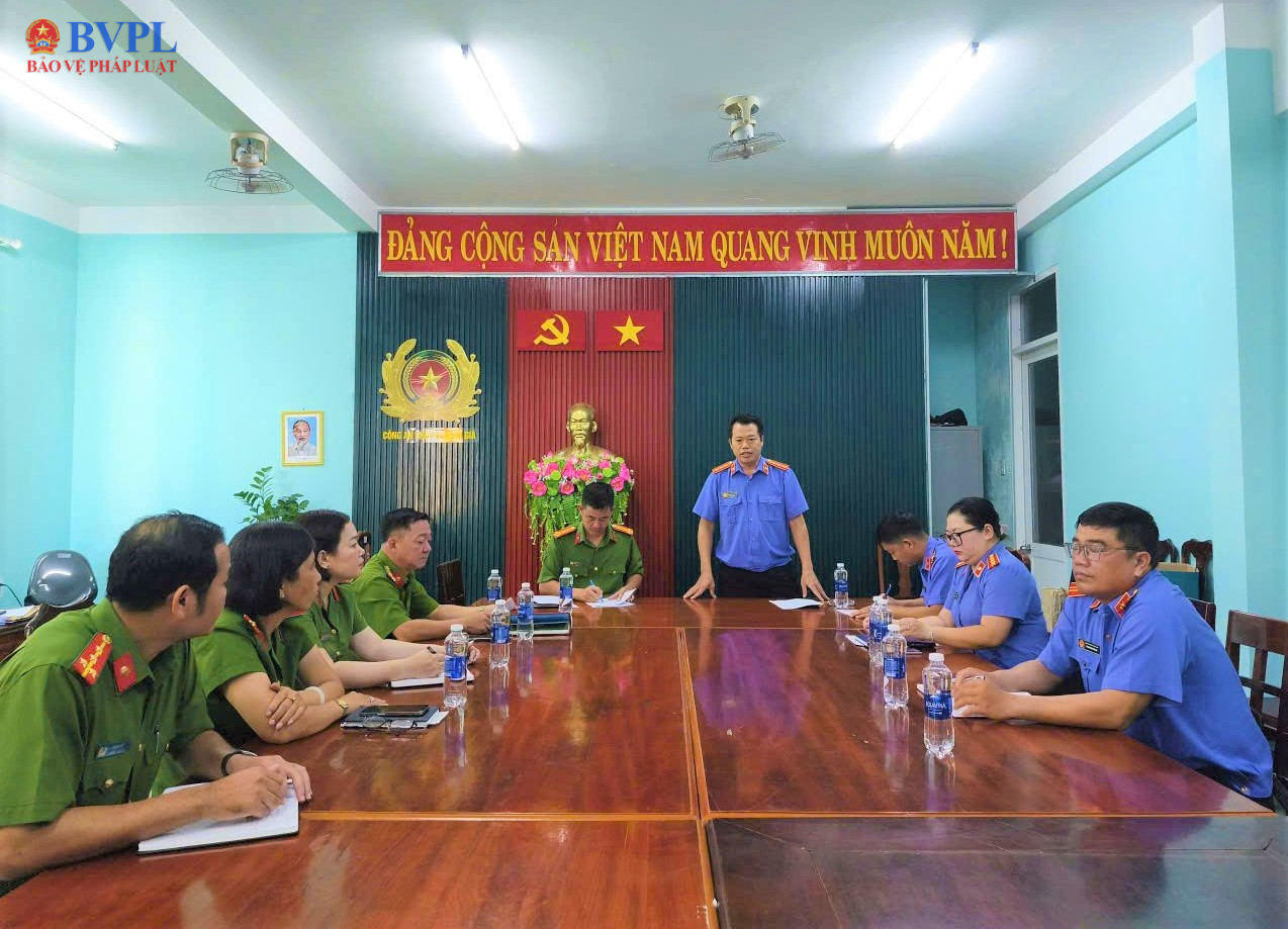 VKSND Khu vực 1 tỉnh An Giang trực tiếp kiểm sát việc tiếp nhận, giải quyết nguồn tin về tội phạm
