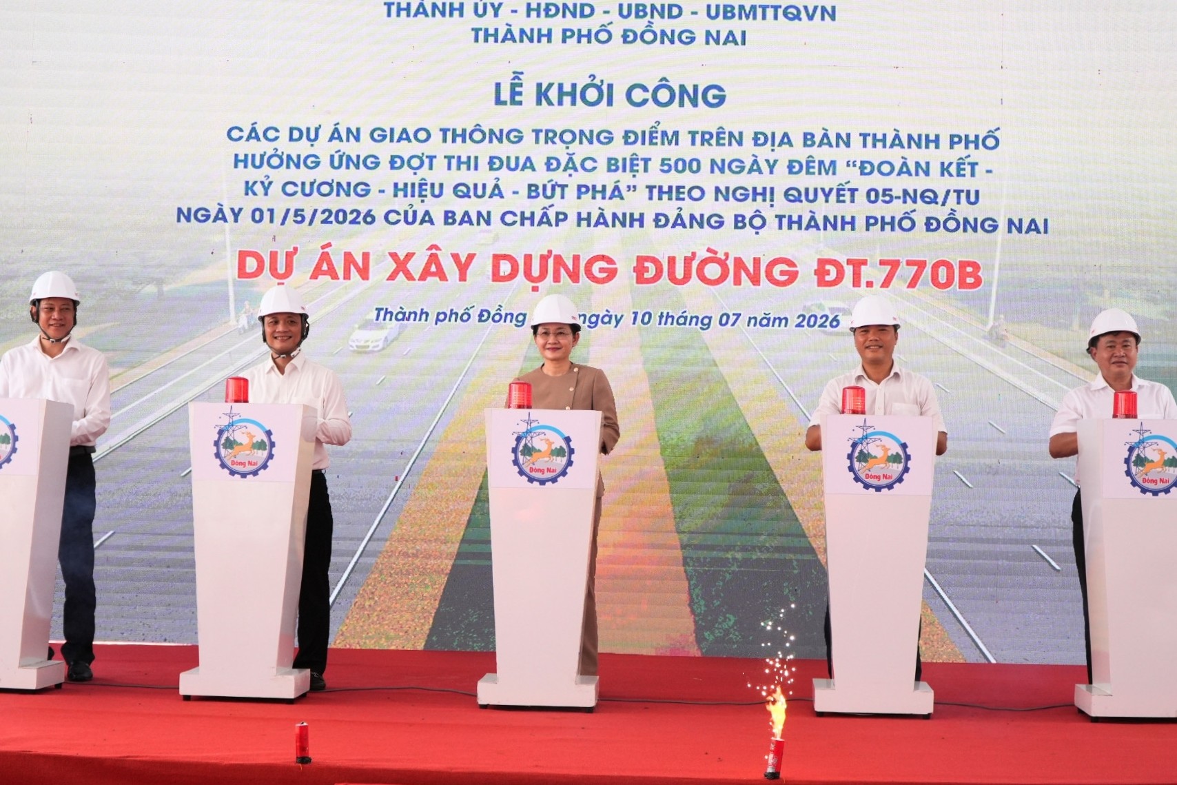 Đồng Nai khởi công 3 tuyến đường kết nối sân bay Long Thành