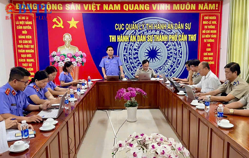 VKSND TP Cần Thơ Tăng cường kiểm sát thi hành án dân sự, chú trọng thu hồi tài sản tham nhũng