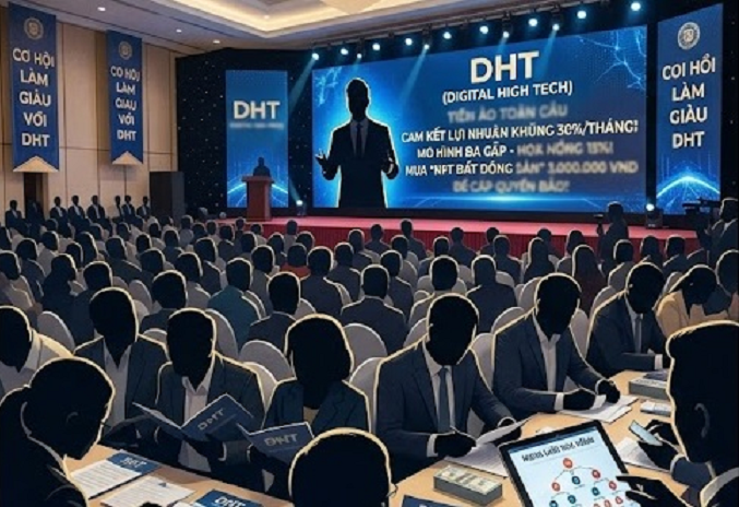 Khởi tố 2 đối tượng dựng doanh nghiệp bình phong , lừa đầu tư tiền ảo đa cấp