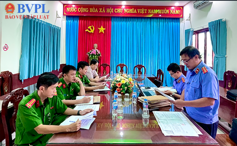 VKSND Khu vực 2 tỉnh Đồng Tháp trực tiếp kiểm sát công tác thi hành án hình sự tại xã Tân Hòa