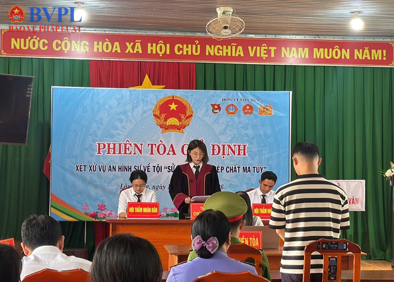 Phối hợp tổ chức phiên tòa giả định tuyên truyền phòng, chống ma túy