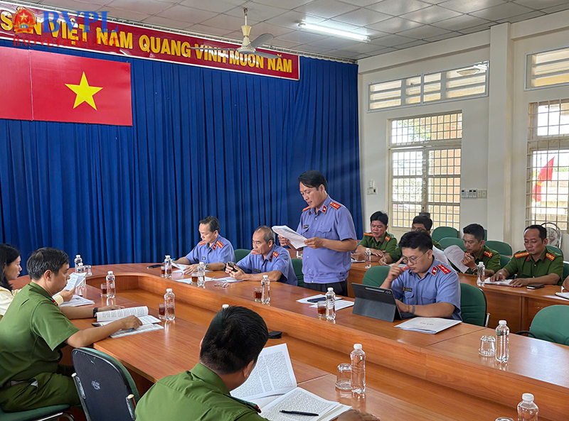 VKSND khu vực 8, TP Hồ Chí Minh trực tiếp kiểm sát thi hành án hình sự tại xã An Nhơn Tây
