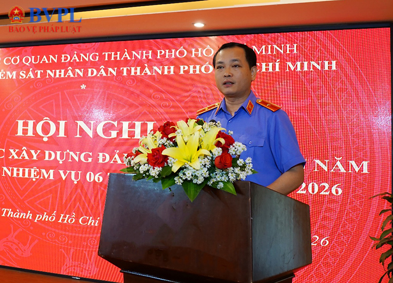 Đảng bộ VKSND TP Hồ Chí Minh sơ kết công tác xây dựng Đảng
