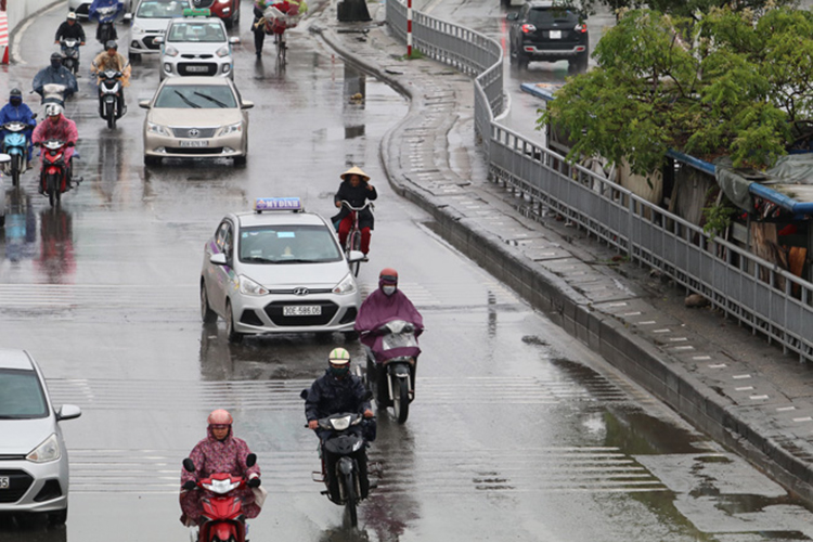 Vùng núi Bắc Bộ mưa rất to