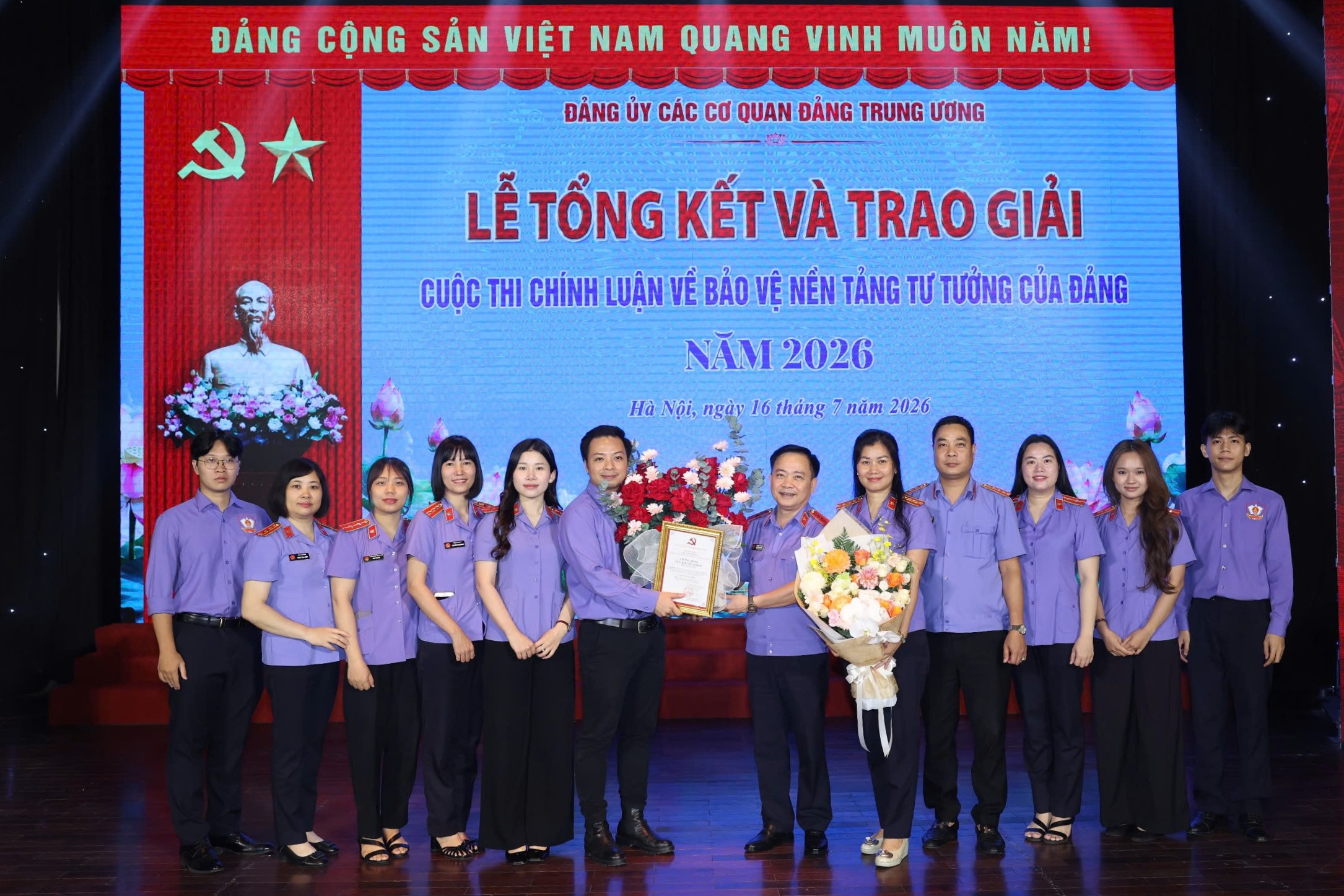 Giảng viên Trường Đại học Kiểm sát đạt giải Cuộc thi chính luận về bảo vệ nền tảng tư tưởng của Đảng năm 2026