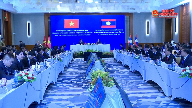 Khai mạc Hội nghị VKSND các tỉnh có chung đường biên giới Việt Nam và Lào lần thứ 8