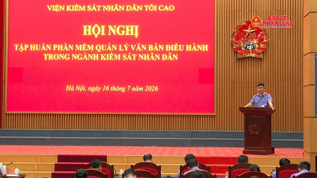 VKSND tối cao tập huấn phần mềm Quản lý văn bản điều hành trong ngành KSND