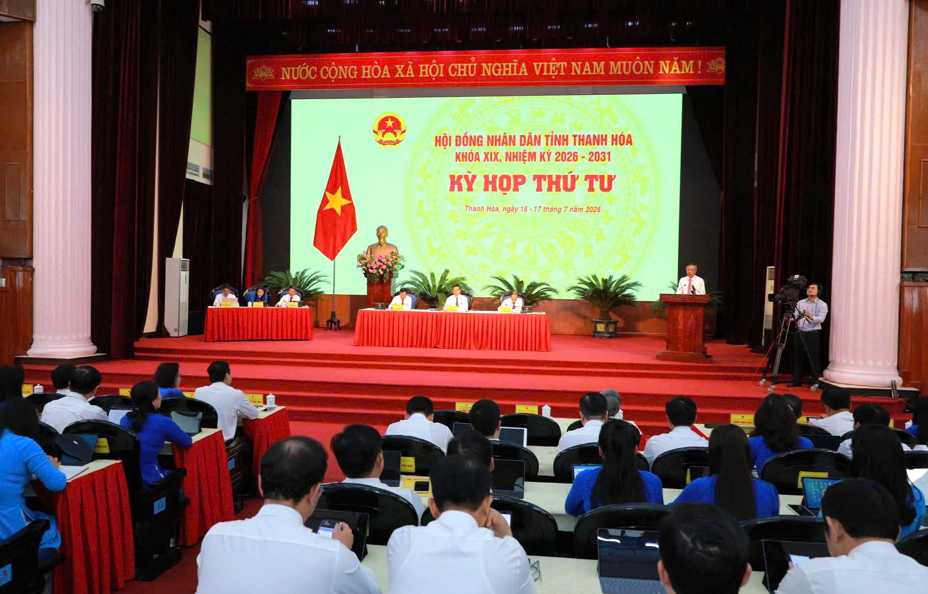 HĐND tỉnh Thanh Hóa khai mạc Kỳ họp thứ tư, xem xét nhiều vấn đề trọng tâm