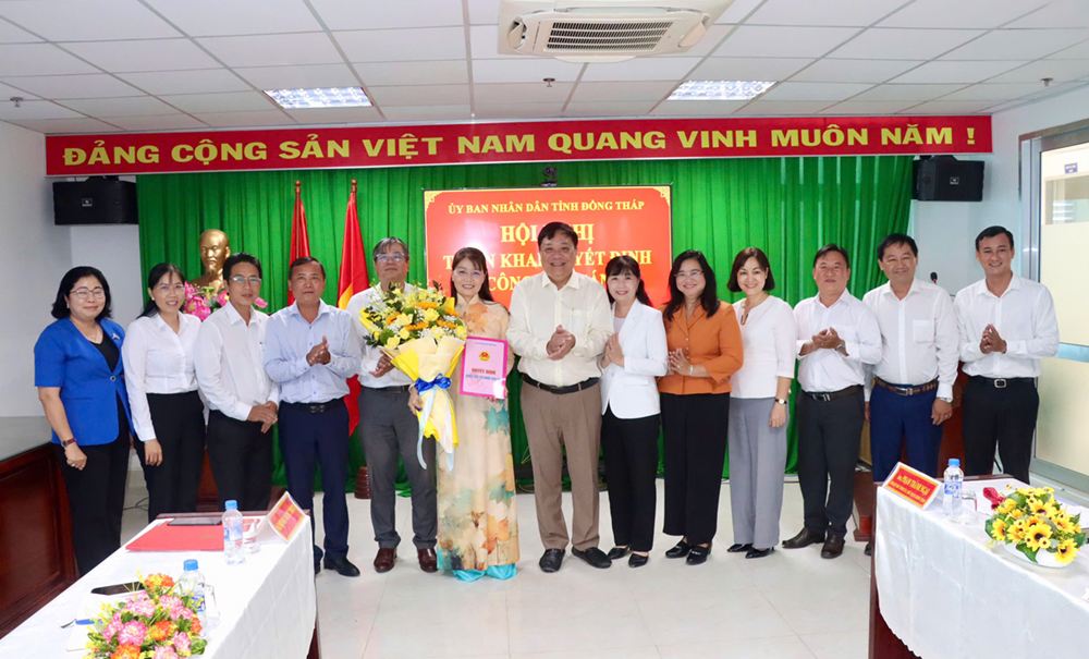 Đồng chí Phạm Thị Ngọc Đào giữ chức Giám đốc Sở Nội vụ Đồng Tháp