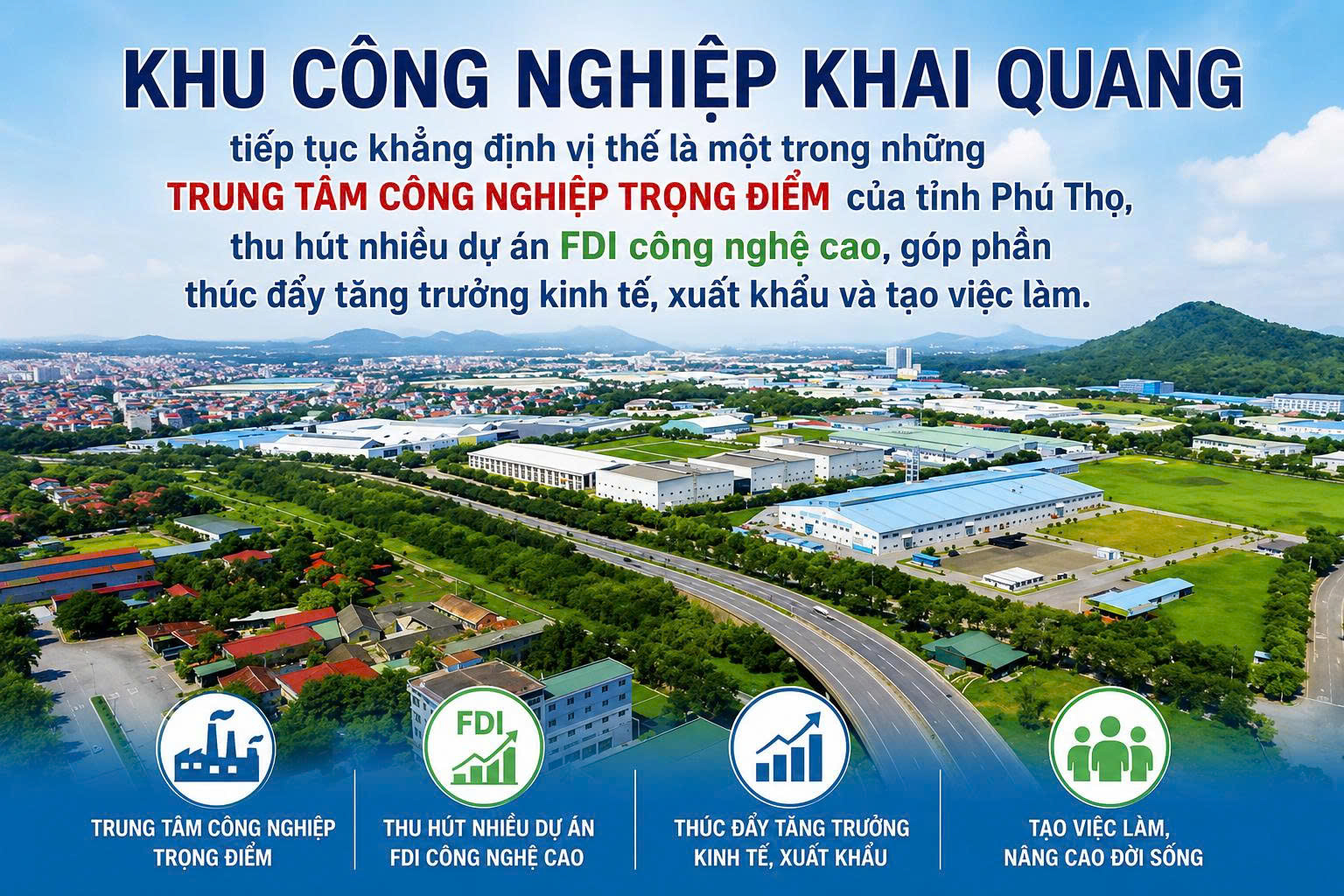 Phú Thọ Thu hút đúng nhà đầu tư, tạo giá trị cho nền kinh tế