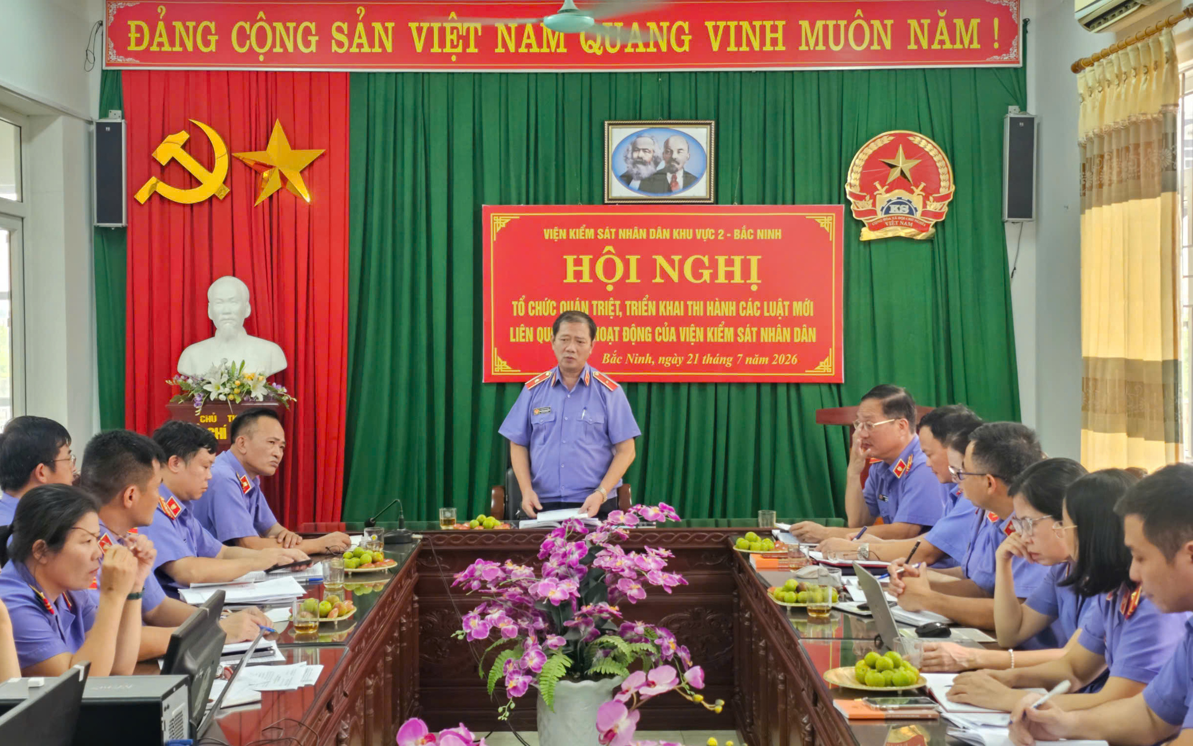 VKSND khu vực 2, tỉnh Bắc Ninh Quán triệt, triển khai các đạo luật mới