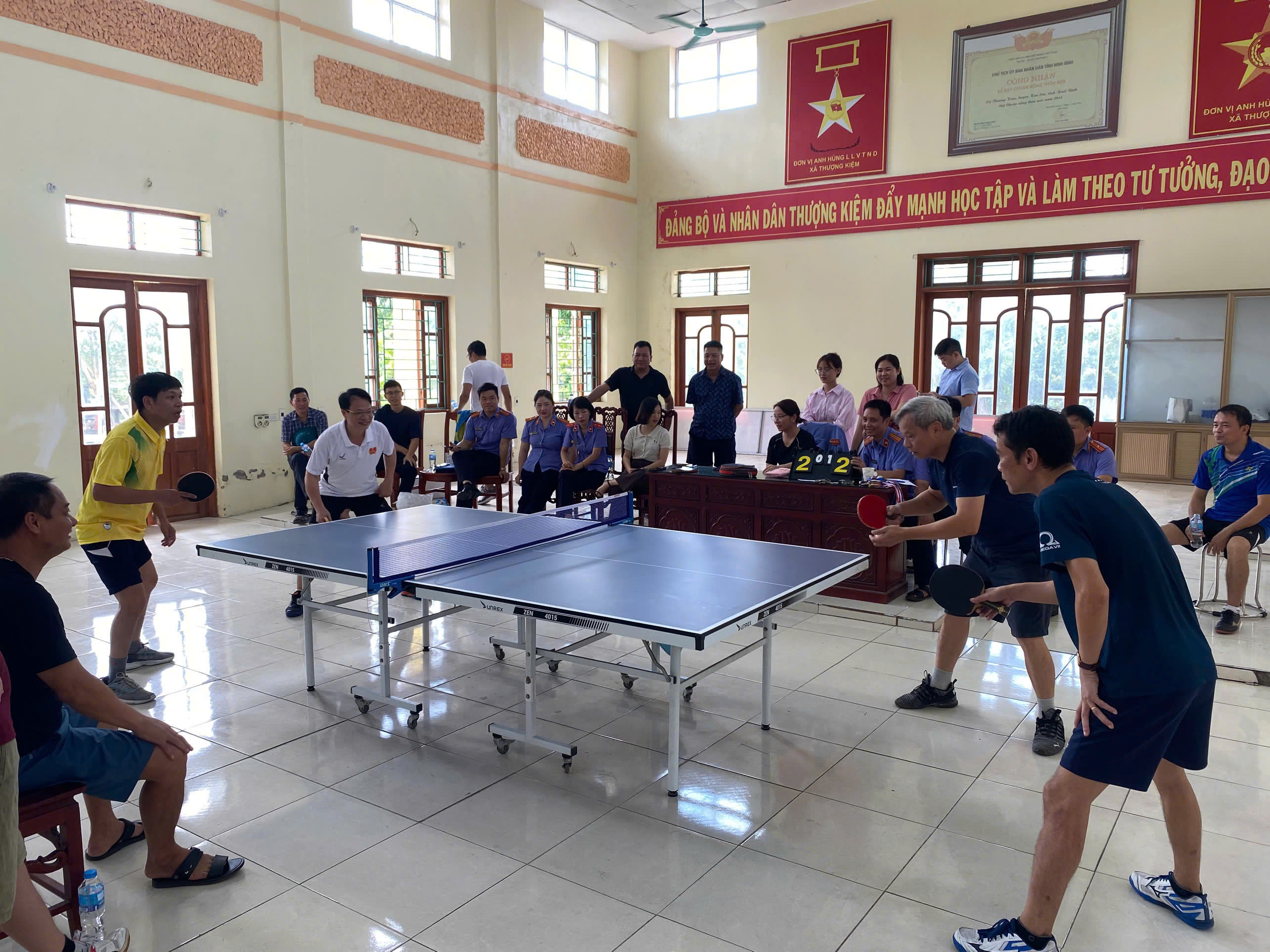 VKSND khu vực 4, tỉnh Ninh Bình tổ chức giải bóng bàn chào mừng 66 năm ngày thành lập ngành KSND