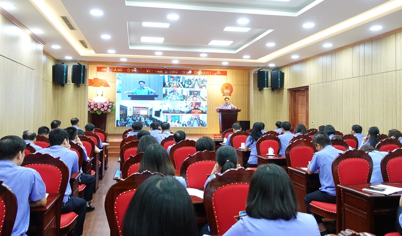 Đảng ủy VKSND tỉnh Lào Cai ban hành Kế hoạch tuyên truyền triển khai thực hiện Chỉ thị số 06