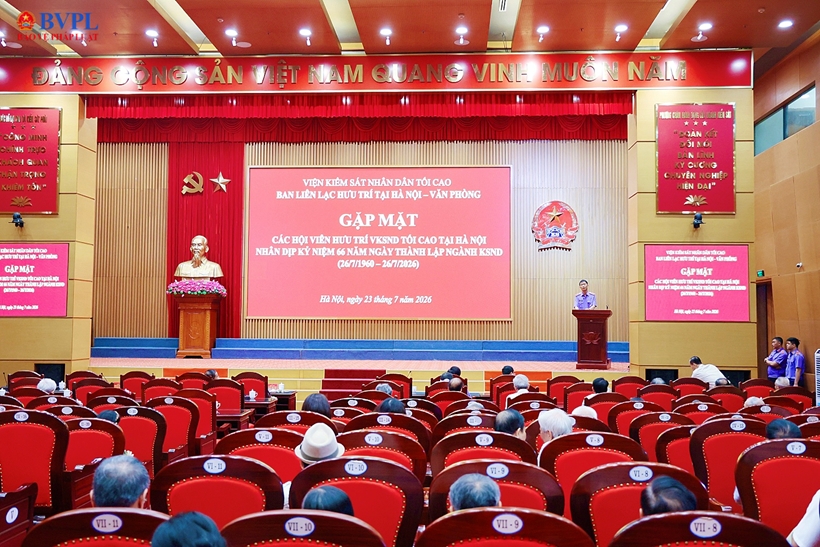 Lãnh đạo VKSND tối cao gặp mặt cán bộ hưu trí nhân kỷ niệm 66 năm thành lập VKSND
