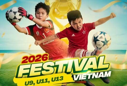 Hơn 1 000 vận động viên nhí tham dự giải Football Festival