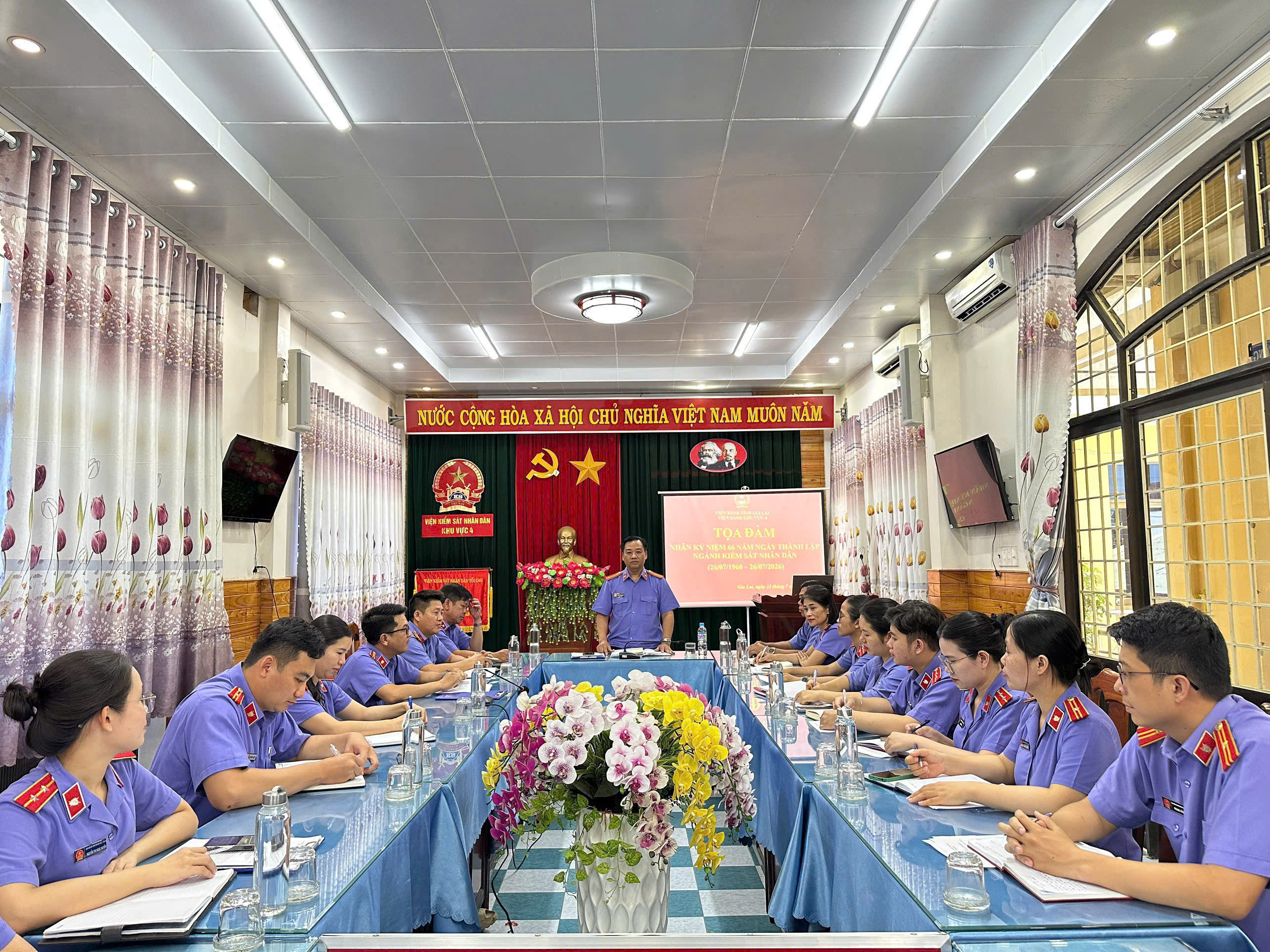 VKSND khu vực 4, tỉnh Gia Lai Toạ đàm và nhiều hoạt động tri ân dịp kỷ niệm 66 năm thành lập Ngành