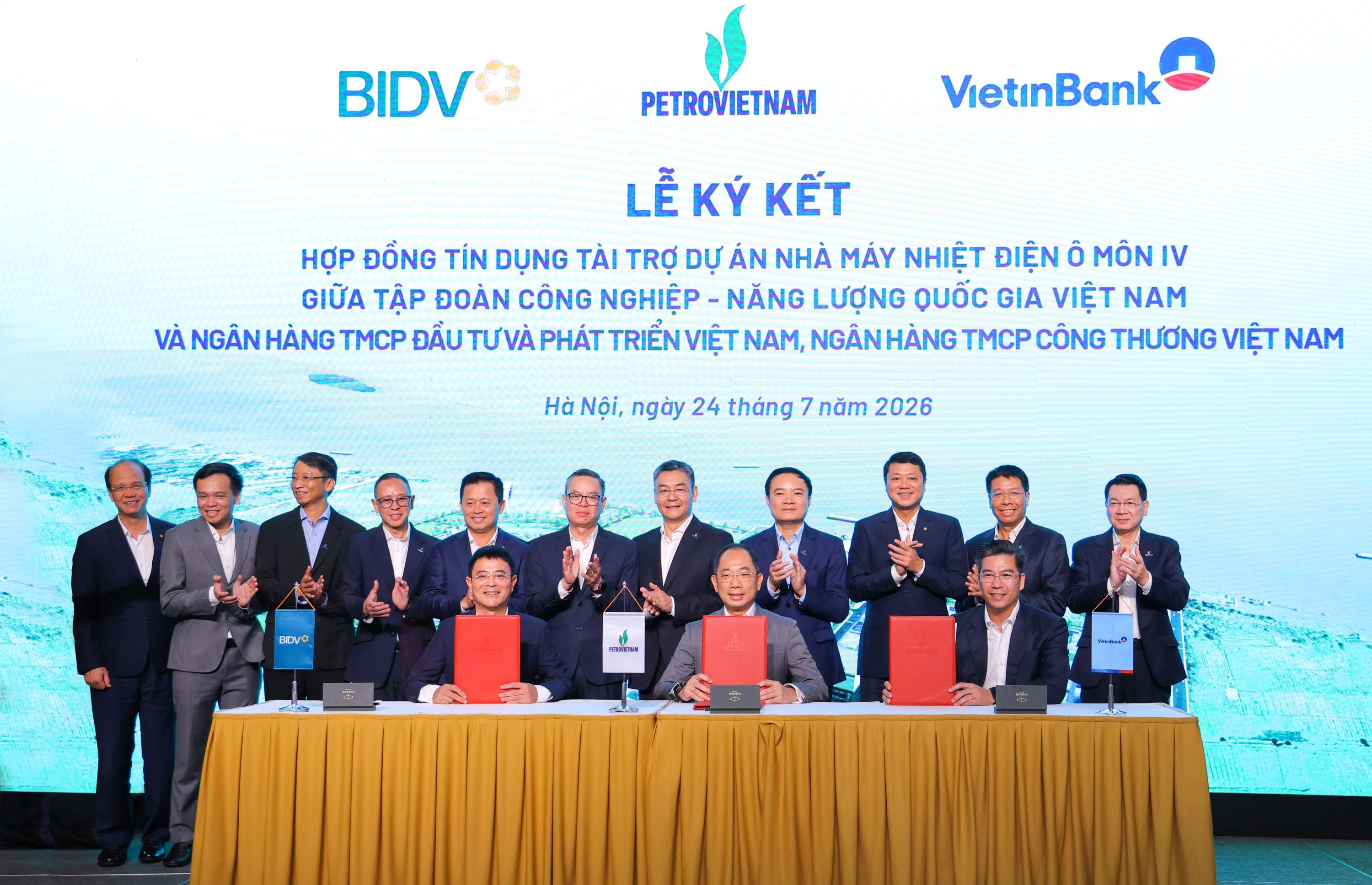 BIDV, VietinBank thu xếp tín dụng 7 300 tỉ đồng cho dự án Nhà máy nhiệt điện Ô Môn IV